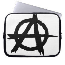 Anarchie-Symbol Computer Sleeve Schutzhülle