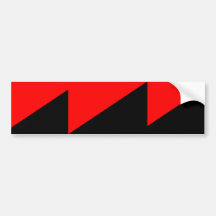 Anarchist, politische Flagge Kolumbiens Auto Aufkleber