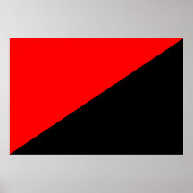 Anarchist, politische Flagge Kolumbiens Plakatdrucke