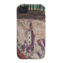 Anasazi indische Wohnungs-Höhlen Case-Mate iPhone 4 Case