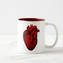 Anatomisches menschliches Herz Kaffee Tassen