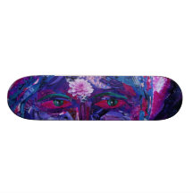 Anblick-- magentarote u. violette innere Vision Individuelles Skateboard