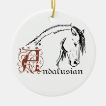 Andalusisches Pferd Weihnachtsbaum Ornamente