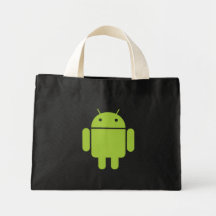 Androide schwarze Tasche