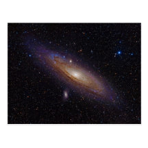 Andromeda-Galaxie genommen mit Wasserstoff-Alpha-F Postkarte