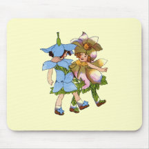 Anemonen und Bluets Mousepad