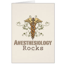 Anesthesiology schaukelt Gruß-Karte