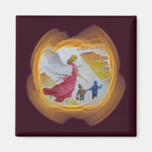 Angel guards children magnet kühlschrankmagnete