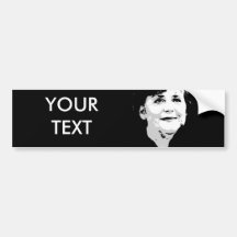 Angela Merkel Autosticker