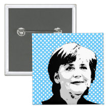 Angela Merkel Button
