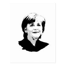 Angela Merkel Postkarte