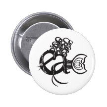 Angelfish-Art Button