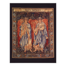 Angeli Laudantes, Vintage Engel durch Burne Jones Ankündigungen