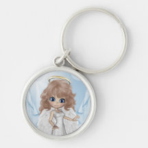 Angelika-Engel träumt Keychain Schlüsselanhänger