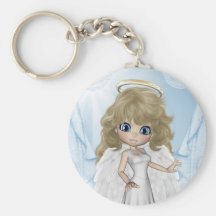 Angelika-Engel träumt Keychain Schlüsselbänder