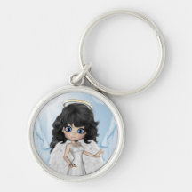 Angelika-Engel träumt Keychain Schlüsselbänder