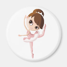 Angelina die Ballerina Kühlschrankmagnete