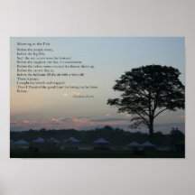Angemessener Morgen-poetischer Druck Plakat