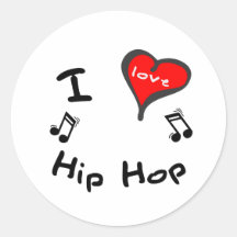Angesagte Hopfengeschenke - i-Herz-angesagtes Hopf Runde Sticker