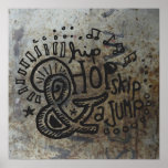 Angesagter Hopfensprungs-Sprung 1B Poster
