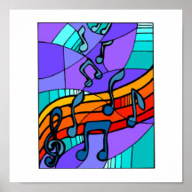 Angesagtes Hopfenmusik-Plakat bis zu 15x15