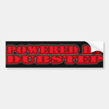ANGETRIEBEN DURCH DUBSTEP AUTO STICKER