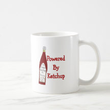 Angetrieben durch Ketschup Kaffeetasse