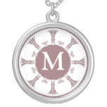 Anhänger-Halskette des Monogramm-Buchstabe-M