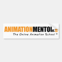 AnimationMentor.com - Fahne Auto Aufkleber