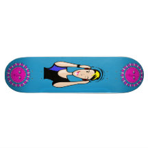 Anime DJ mit Kopfhörer-Skateboard Personalisierte Skateboards