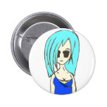 Anime-Mädchen-Abzeichen Anstecknadelbuttons