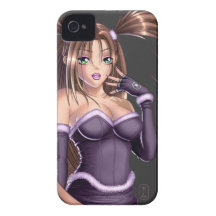 Anime-Mädchen - Nikki Case-Mate iPhone 4 Hüllen