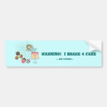 Anime-magische Stabs-kleine Kuchen und Plätzchen Auto Aufkleber