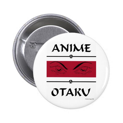 Anime Otaku böse Blicke Buttons