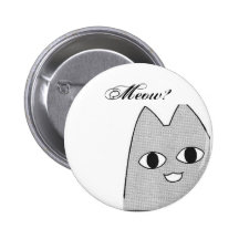 Animekatze Anstecknadelbutton