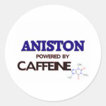 Aniston trieb durch Koffein an Aufkleber