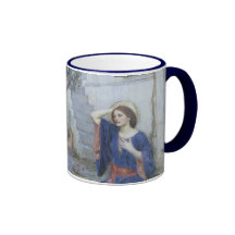 Ankündigung durch JW Waterhouse, viktorianisches r Tassen