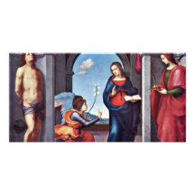 Ankündigung durch Mariotto Albertinelli (bestes Qu Individuelle Foto Karte