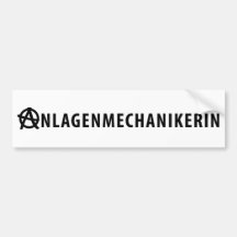 anlagenmechanikerin autoaufkleber