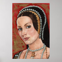 Anne Boleyn Plakatdruck