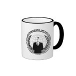 Anonimous mug taza