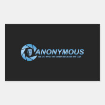 Anonyme 2 aufkleber