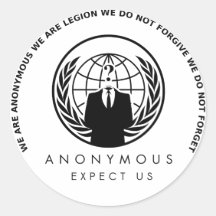 Anonymer Aufkleber