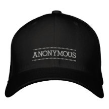 Anonymer gestickter Hut Bestickte Baseballkappe