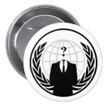 Anonymer internationaler Knopf Anstecknadelbuttons