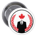 Anonymer Kanada-Knopf Anstecknadelbuttons