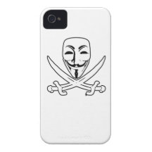 Anonymer Pirat Case-Mate iPhone 4 Hülle