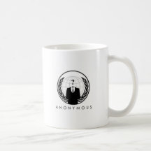 Anonymer weißer Becher (Logo) Kaffee Haferl