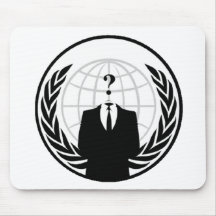 Anonymes internationales Logo Mauspads