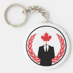 Anonymes Kanada Keychain Schlüsselbänder